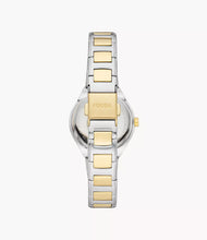Cargar imagen en el visor de la galería, Reloj para mujer, dos tonos silver & gold, acero inoxidable, case mediano 30 mm.