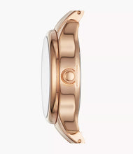 Cargar imagen en el visor de la galería, Reloj para mujer, moderno y sofisticado, rose gold, acero inoxidable, case mediano 30mm.