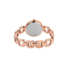 Cargar imagen en el visor de la galería, Reloj para mujer, color rose gold, acero inoxidable, case mediano 32 mm.