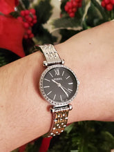 Cargar imagen en el visor de la galería, Reloj para mujer color silver, con dial color negro