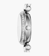 Cargar imagen en el visor de la galería, Reloj para mujer color silver, con dial color negro