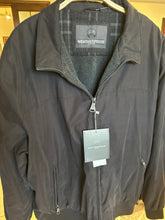 Cargar imagen en el visor de la galería, Chaqueta para hombre Weatherproof, confortable, liviana y repelente al agua, color negro, talla 2XL