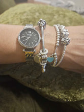 Cargar imagen en el visor de la galería, Reloj para mujer color silver, con dial color negro