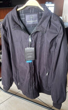 Cargar imagen en el visor de la galería, Chaqueta para hombre Weatherproof, confortable, liviana y repelente al agua, color negro, talla 2XL
