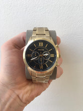 Cargar imagen en el visor de la galería, Reloj para hombre, acero inoxidable, color gold, case grande 48mm.