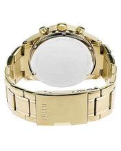 Cargar imagen en el visor de la galería, Reloj para hombre, acero inoxidable, color gold, case grande 48mm.
