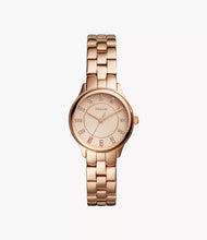 Cargar imagen en el visor de la galería, Reloj para mujer, moderno y sofisticado, rose gold, acero inoxidable, case mediano 30mm.