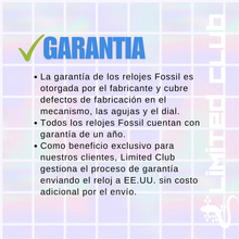 Cargar imagen en el visor de la galería, Reloj para mujer, color silver, acero inoxidable, case mediano 34 mm.