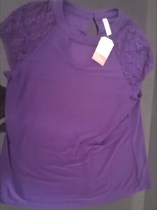 Blusa color lila talla XL