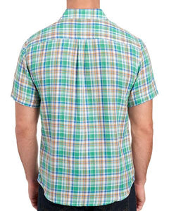 Camisa mangas cortas de lino Clear Water talla M