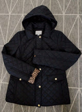 Cargar imagen en el visor de la galería, Chaqueta para mujer Leopard / Negro talla XS (S)