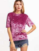 Cargar imagen en el visor de la galería, Blusa rosa velvet XS