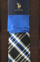 Cargar imagen en el visor de la galería, Set corbata y pañuelo Isaac Mizrahi y U.S. Polo
