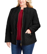 Cargar imagen en el visor de la galería, Chaqueta para mujer Elegant Plus / Negro talla 0XL (XL/2XL)