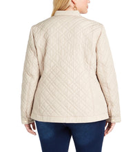 Cargar imagen en el visor de la galería, Chaqueta para mujer Elegant Plus / color beige talla 3X (3XL/4XL)
