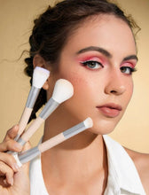 Cargar imagen en el visor de la galería, Juego de brochas para el rostro, con estuche