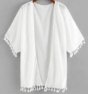 Kimono color blanco tallas L y XL