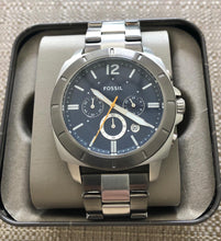 Cargar imagen en el visor de la galería, Reloj para hombre, color gold, acero inoxidable cepillado. Case grande 45mm.