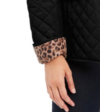 Cargar imagen en el visor de la galería, Chaqueta para mujer Leopard / Negro talla XS (S)