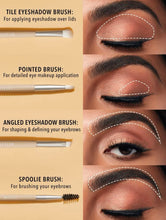 Cargar imagen en el visor de la galería, Juegos de brochas para ojos con estuche
