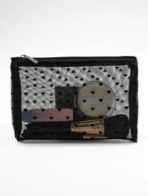 Cargar imagen en el visor de la galería, Estuche para maquillaje con diseño de corazones