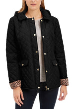 Cargar imagen en el visor de la galería, Chaqueta para mujer Leopard / Negro talla XS (S)