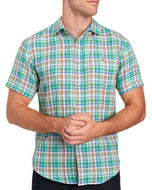 Camisa mangas cortas de lino Clear Water talla M