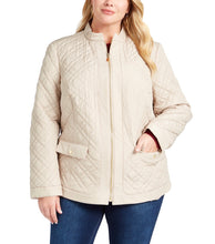 Cargar imagen en el visor de la galería, Chaqueta para mujer Elegant Plus / color beige talla 3X (3XL/4XL)