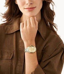 Reloj para mujer acero inoxidable, case grande 40 mm