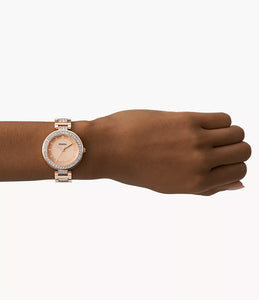 Reloj para mujer color rose gold, con dial color rose gold