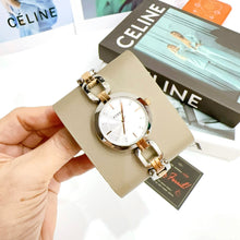 Cargar imagen en el visor de la galería, Reloj para mujer, dos tonos silver &amp; gold, acero inoxidable, case mediano 32 mm.
