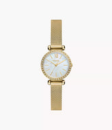 Reloj para mujer color gold, con dial color blanco madre perla