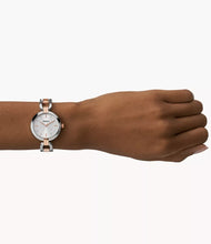 Cargar imagen en el visor de la galería, Reloj para mujer, dos tonos silver &amp; gold, acero inoxidable, case mediano 32 mm.
