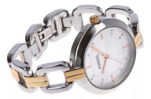 Cargar imagen en el visor de la galería, Reloj para mujer, dos tonos silver &amp; gold, acero inoxidable, case mediano 32 mm.
