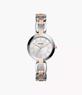 Reloj para mujer, dos tonos silver & gold, acero inoxidable, case mediano 32 mm.