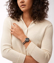 Cargar imagen en el visor de la galería, Reloj para mujer, dos tonos grafito &amp; rose gold, acero inoxidable, case mediano 32 mm.
