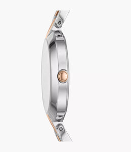 Reloj para mujer, dos tonos silver & gold, acero inoxidable, case mediano 32 mm.