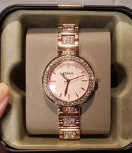 Cargar imagen en el visor de la galería, Reloj para mujer color rose gold, con dial color rose gold
