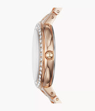 Cargar imagen en el visor de la galería, Reloj para mujer color rose gold, con dial color rose gold
