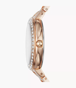 Reloj para mujer color rose gold, con dial color rose gold