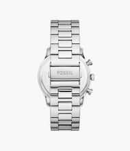 Cargar imagen en el visor de la galería, Reloj multifunción para hombre, acero inoxidable, case grande 44mm, color silver
