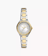 Reloj para mujer, dos tonos silver & gold, acero inoxidable, case mediano 30 mm.
