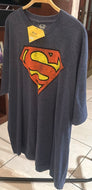 Polera temática Superman, con licencia oficial, talla 2XL
