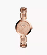 Reloj para mujer, rose gold, acero inoxidable, case mediano 32 mm.