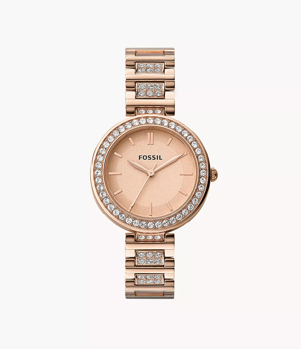 Reloj para mujer color rose gold, con dial color rose gold
