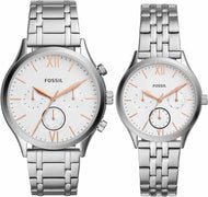 Fossil dúo, set de relojes para hombre y mujer