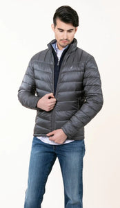 Chaqueta para hombre Nautica talla XL color gris oscuro
