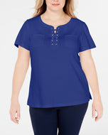 Blusa de algodón talla 1X (2XL)