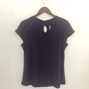 Blusa color lila talla XL (Americana)