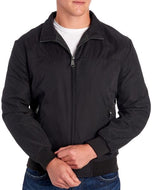 Chaqueta para hombre Weatherproof, confortable, liviana y repelente al agua, color negro, talla 2XL